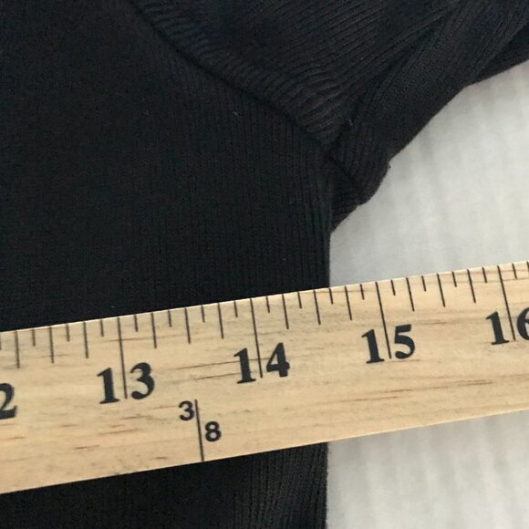 Ambition Black Six Front Buttons Blazer With Flare Sleeves - Picture 12 of 14